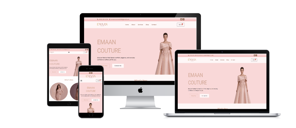 Emaan Couture - Fashion Website